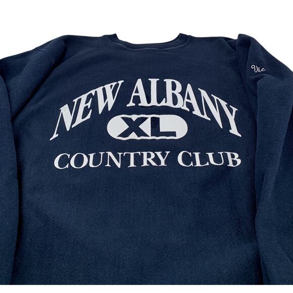 Vtg Champion Reverse Weave Sweatshirt New Albany Ohio Country Club Mens XL - Picture 4 of 9